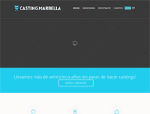 Tablet Screenshot of castingmarbella.com